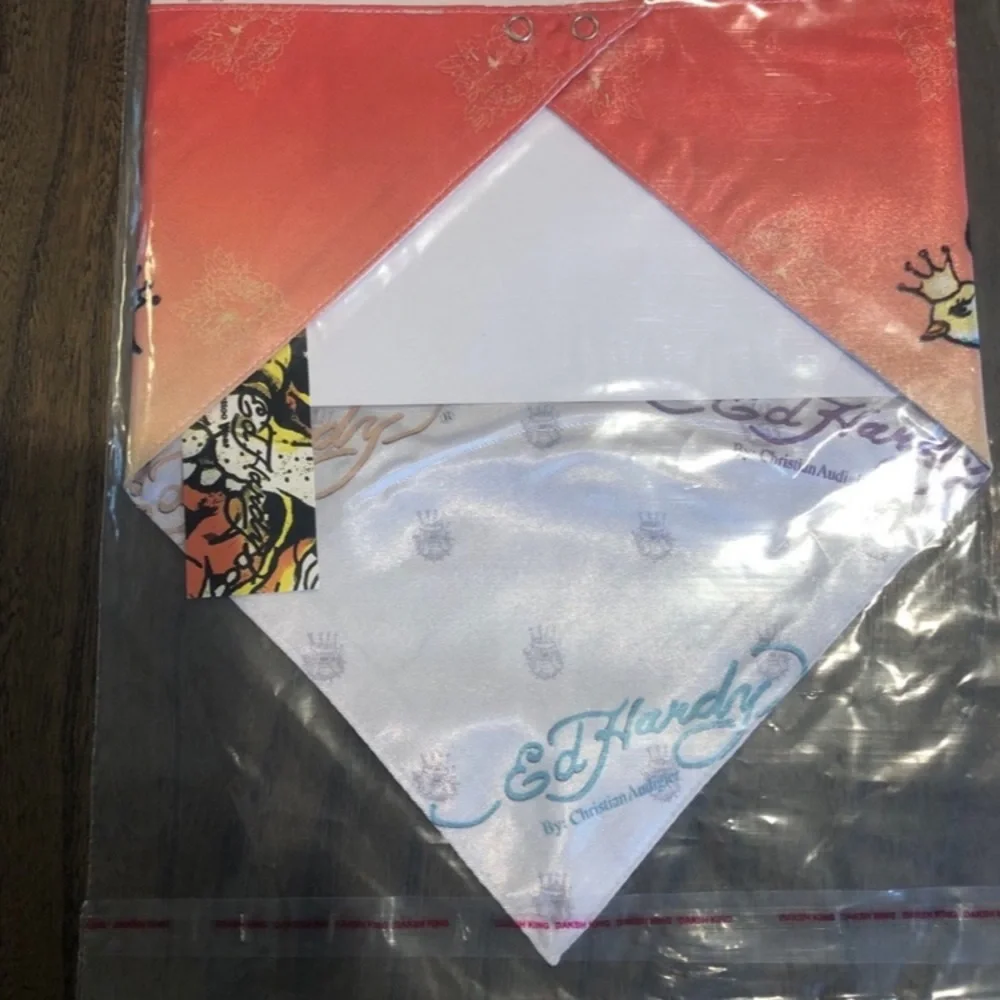Ed Hardy by Christian Audigier Pet Bandana LoveBirds
